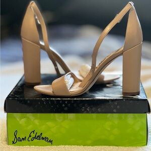 Sam Edelman | Yaro Nude Leather Sandal
